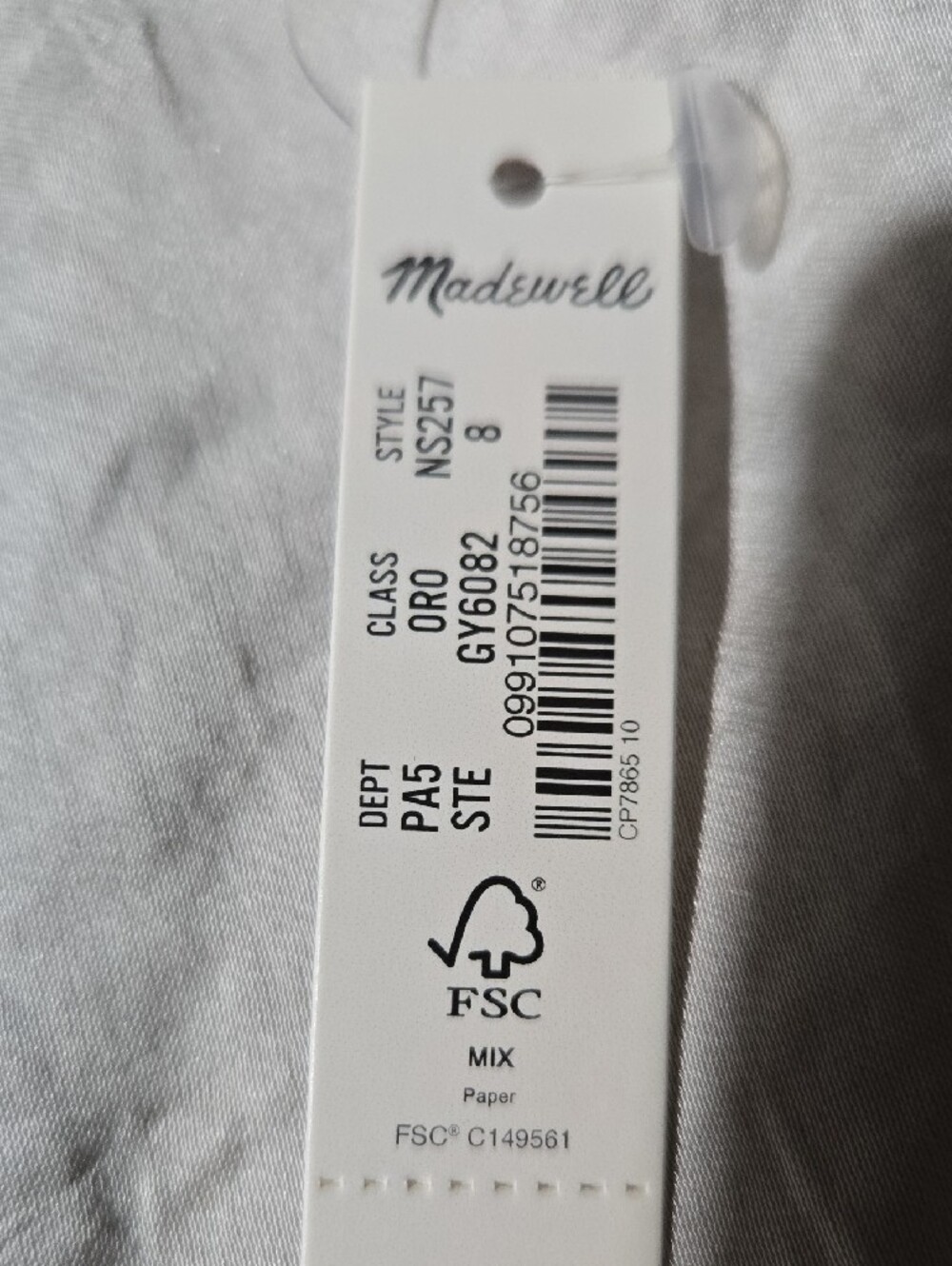 Nwt Madewell Maxi Skirt Natural Sz 8 - Picture 2 of 8